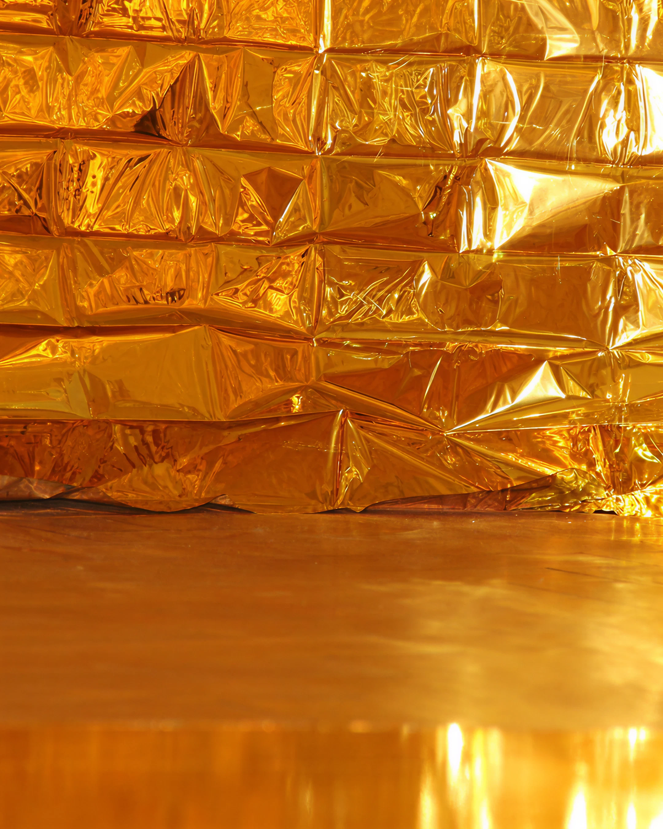 Home Sweet Home — golden foil installation